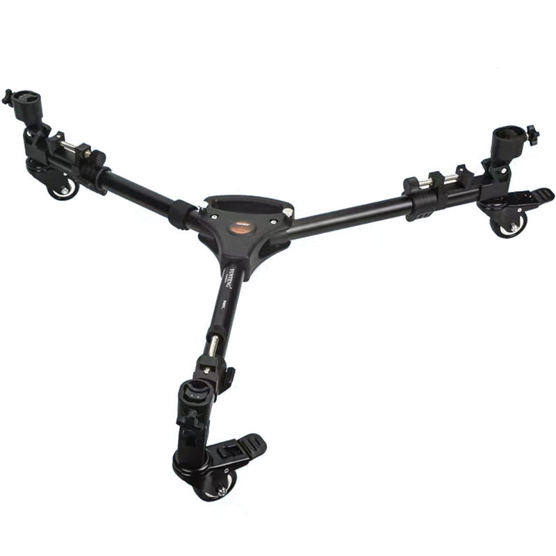YUNTENG 900L Universal Folding 3 Wheels Pulley DV Camera Photography Tripod Base Stand YUNTENG 900L Universal Folding 3 Wheels Pulley DV Camera Photography Tripod Base Stand
